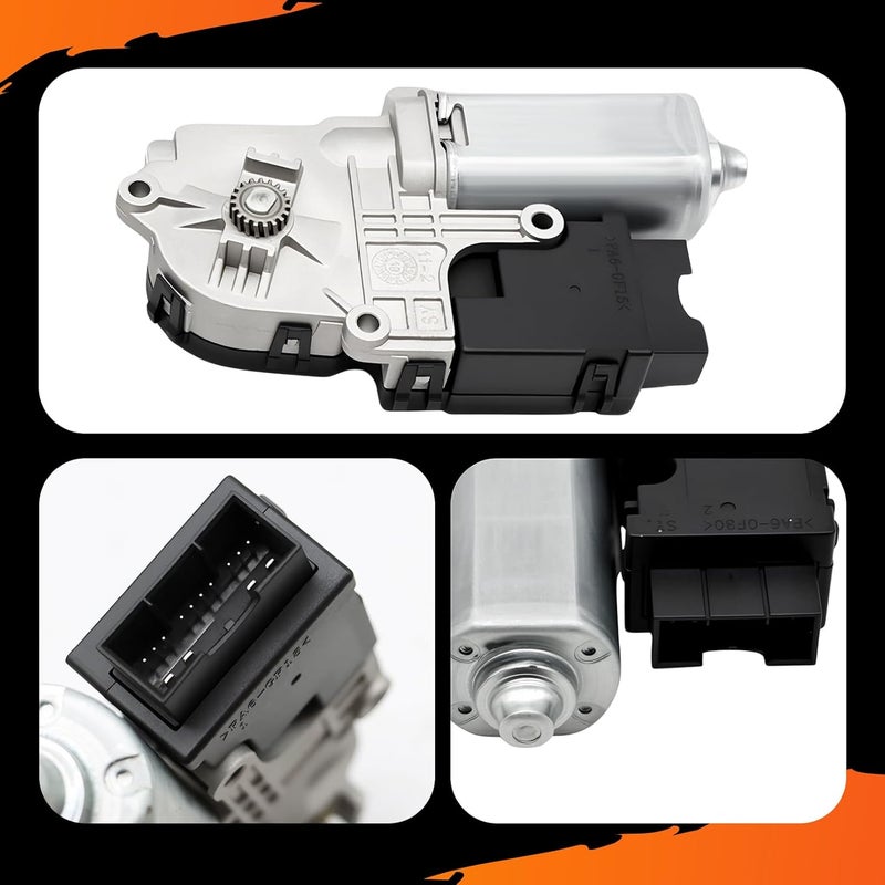 Aspaton 2 PCS Sunroof Moon Roof Motor Compatible with Explorer 2011-2017 Sport Utility Left and Right BB5Z15790A - Image 3